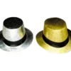 Cappello metallico con stelle in colori assortiti