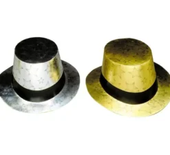 Cappello metallico con stelle in colori assortiti