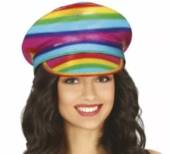 Cappello multicolore