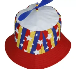 Cappello multicolore con elica