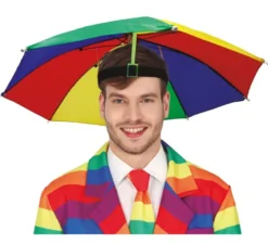 Cappello ombrello multicolore da 55 cm