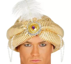 Cappello o turbante di maharajah o pagina reale