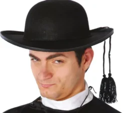 Cappello parrocchiale o orlo in feltro