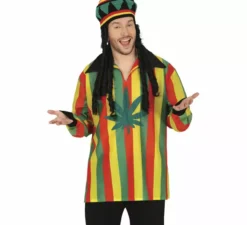 Cappello rasta con capelli classici da adulto