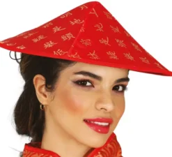 Cappello rosso giapponese per adulti