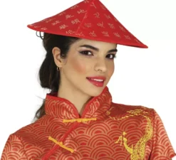 Cappello rosso giapponese per adulti