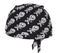 Cappello sciarpa con teschio pirata per bambini