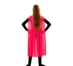 Cappotto da supereroe rosa 90 cm