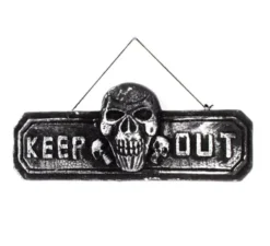 Cartello Keep Out in schiuma che misura 40x16,5x3 cm