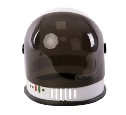 Casco da astronauta bianco e nero per bambini 21x23x22 cm