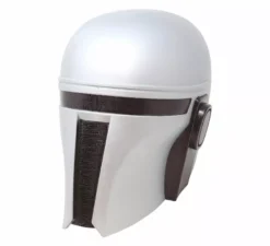 Casco da astronauta d'argento