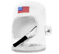 Casco da astronauta USA bianco per bambini