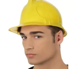 Casco da muratore giallo