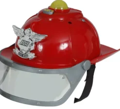 Casco da pompiere con sirena e luce
