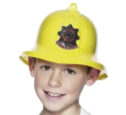 Casco pompiere colore giallo