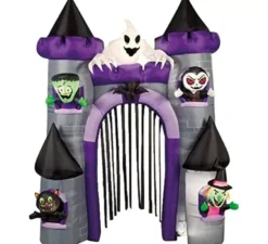 Castello gonfiabile di Halloween con LED da 270 cm