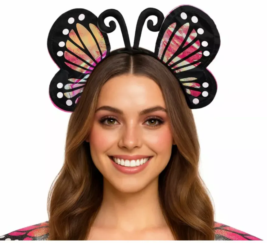 Cerchietto a forma di farfalla in colori assortiti