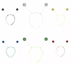 Cerchietto con Sfera Brillante in diversi colori