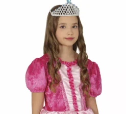 Cerchietto da principessa in argento con cuore