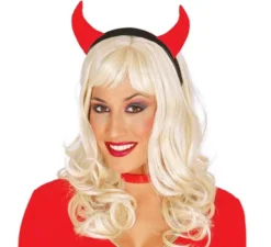 Cerchietto di stoffa con diamanti per Halloween