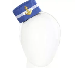 Cerchietto mini berretto blu marino