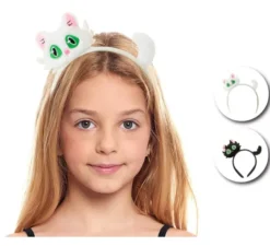 Cerchietto per gatti di peluche per bambini in colori assortiti