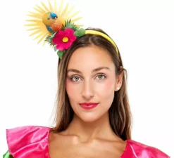 Cerchietto per pappagallo tropicale con luce