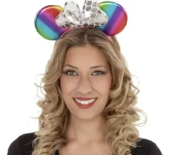 Cerchietto topolino arcobaleno