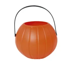 Cestino di zucca in plastica da 11 cm per Halloween