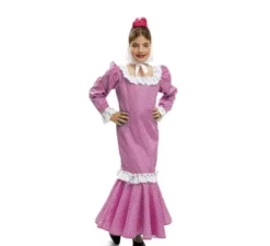 Chulapa o madrileña costume rosa per bambina
