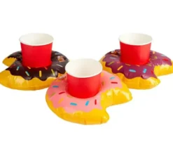 Ciambella gonfiabile porta bibita in 3 coloriassortiti
