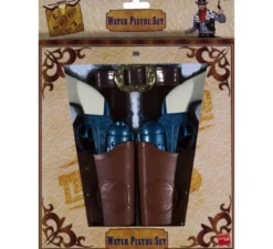 Cintura e pistole ad acqua con coperchio da cowboy