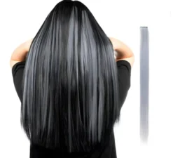 Ciocca lunga dritta in vari colori con clip