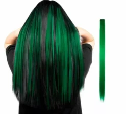 Ciocca lunga dritta in vari colori con clip