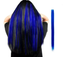 Ciocca lunga dritta in vari colori con clip