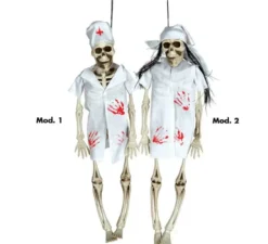 Ciondolo di scheletro medico o infermiera di 40 cm di assortimento