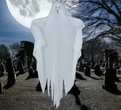 Ciondolo fantasma bianco da 72 cm