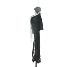 Ciondolo scheletro bianco e nero da 90 cm