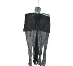 Ciondolo scheletro bianco e nero da 90 cm
