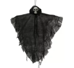 Ciondolo scheletro con veste nera 42 cm