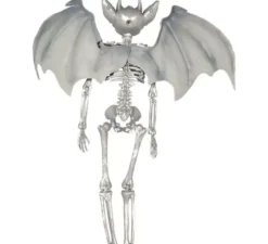 Ciondolo scheletro vampiro da 40 cm con ali