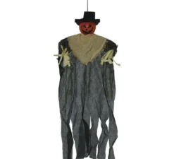 Ciondolo spaventapasseri zucca da 60 cm