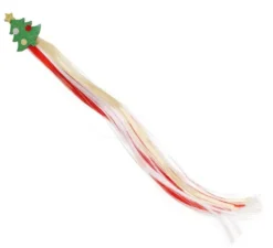 Ciuffo Albero di Natale per capelli bambini 30 cm