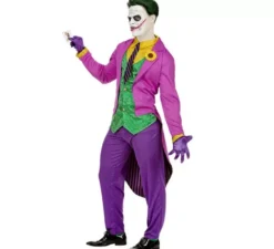 Classico costume da clown che ride per uomo