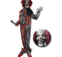 Clown assassino animato da 170 cm con suoni e movimento