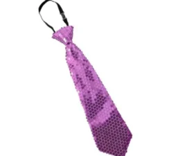 31 cm Cravatta con paillettes in vari colori