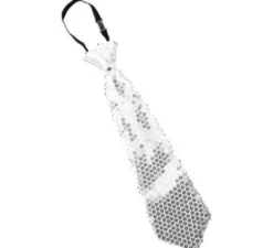 31 cm Cravatta con paillettes in vari colori