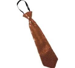 31 cm Cravatta con paillettes in vari colori