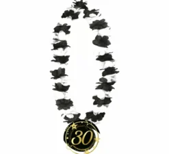 Collana 30 anni in bianco e nero