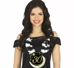 Collana 30 anni in bianco e nero